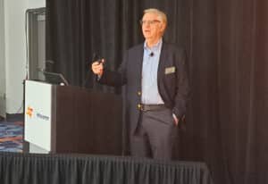 Michael Sullivan-Trainor speaks at InfoComm